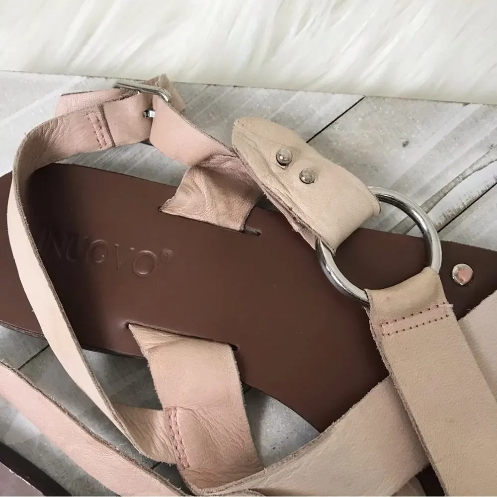 Inuovo Casual Criss Cross European Sandals Size 38